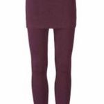 CAbi burgundy Pinot maroon skirted M’leggings Photo 0