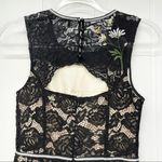 ABS Allen Schwartz ABS Collection Lace Dress Size 2 Floral Sleeveless Photo 6