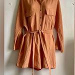 VICI  Apricot Button-Up Dress
Rompers Photo 0