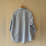 Van Heusen  Blue and White Striped Oversized Button Down Shirt‎ Size XXL Men’s Photo 1