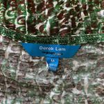 Derek Lam  Green/Brown Short Sleeve Shirt Top **Size M** 🌺🌺 Photo 3