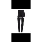 Adidas New  Two-in-One Tights Shorts Always Original Women Originals Black Rib 16 Photo 8