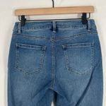D. Jeans Womens 4 Blue Denim Cotton Stretch Mid Rise Skinny Medium Wash Casual Photo 6
