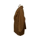 BEARPAW NWT  Teddy Sherpa Faux Fur Long Winter Ski Coat  SZ-3X Cognac Brown Photo 3