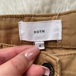 KOTN tan cargo straight leg pants Size 8 Photo 2