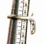 Tiffany & Co. Peretti 925 Sterling Silver Open Heart Ring Sz 7 Blue Box Dust Bag Photo 8