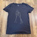 J.Crew  Vintage Cheers to Love cotton champagne tee S Photo 1