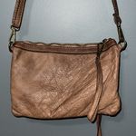 Vintage genuine leather Italian braided crossbody adjustable & removable straps Brown Photo 2