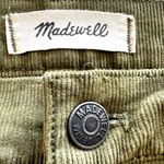 Madewell Classic Straight Jeans Corduroy Edition Straight Leg Jeans Green 28" Photo 3
