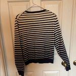 Lilly Pulitzer Navy and White Striped Cardigan Photo 2