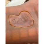 Born Women's Leather Flower Thong Sandals Slides Beige Size 9M Casual Comfort Tan Photo 6