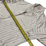 Victoria's Secret NEW  Light Pink and Green Striped Button Satin Pajama Shirt XL Photo 7