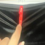 Spanx  Velvet Black High Waisted Leggings Size Large Fall Holidays Christmas Photo 5