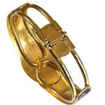 Vintage Cloisonné Blue Enamel Bird & Flower Hinged Bangle Bracelet Photo 9