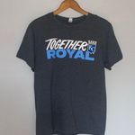 Fruit of the Loom Kansas City “ Together Royal “ Gray Tshirt Size Medium Photo 0