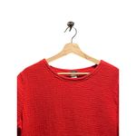 Magaschoni Brushed Organic Cotton Blouse Chili Red Size M Minimalist Coastal Photo 4