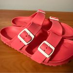 Birkenstock  Arizona Eva Two Buckle Sandal Slip On Waterproof Beach Coral Pink 39 Photo 1
