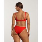 Everlane Womens The Thigh-High Bikini Bottom Bright Red S Photo 1