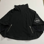 Victoria's Secret  Black Cowl Neck Cape Size small V. Secret LOVE‎ Angel Pockets Photo 0