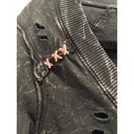 Affliction American Customs 1973 Distressed Embroidered Black Sweatshirt Small Photo 4