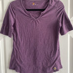 Carhartt  Women's XS Purple Work Top Cotton Work Wear Western Ranch Photo 0