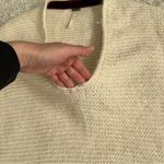 Free People  Ivory V-Neck Sweater cotton alpaca blend Photo 4