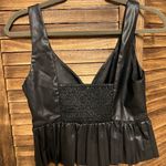 ZARA  Brand new never worn leather top. Cropped.
Black
Modern Photo 2