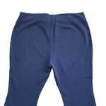 Talbots Montauk Pants Womens 16 Blue Ankle Flare High Rise Flat Front Career Photo 6