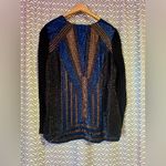French Connection | Deco Sequin Crepe Open Blazer, size 8 Photo 2