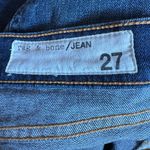 Rag and Bone Blue Boyfriend Jeans with Distressed Details Photo 3