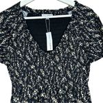 Baltic Born  Lotta Black Floral Smocked Dress XS Photo 6