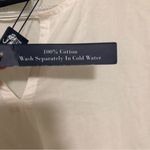 Madison Mathews Cover Up Tunic Embroidered New White Blue Medium Photo 4