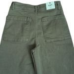 NWT OAT New York High Rise Wide Leg Pants Olive Size 8 Green Photo 6