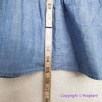 J.Crew NEW  Chambray ruffle mini denim jean‎ dress, size 0 Photo 10