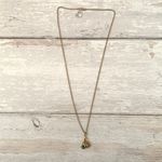 Gorjana Gold Teardrop Necklace Pendant Women’s Jewelry  Jade Detail Photo 1