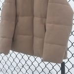 Tahari NWT  Rib Quilt Tan Puffer Jacket XL Photo 5
