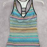 N by Next Blue Print Racerback Padded Swimwear Tankini Tank Top Small 32 B/C Photo 0