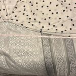 Lush Clothing Lush Ivory Black Polka Dot Crossover Wrap Dress Size Small Photo 11