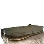 MCM  Visetos Lion Patchwork Boston Bag White Gold Leather Trim Satchel Photo 4