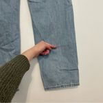 American Eagle  '90s Straight Jean Light Wash Ripped Rips High Waisted High Rise Photo 15