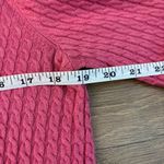 Brooks Brothers  Cashmere Silk Blend Cable Knit V Neck Sweater Pink Photo 4