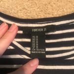 Forever 21 Striped Navy T shirt dress Photo 3