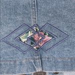 Vintage 90s Appliqué Light Blue Jean Vest By California Concepts Size Large Photo 8