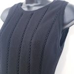 Rebecca Taylor  Diamond Textured Black Dress Photo 3