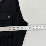 Free People  Desert Daylight Utility wrap‎ mini dress Black Tencel Size M no belt Photo 1