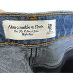 Abercrombie & Fitch ’90s Relaxed High Rise Jeans Women’s Size 30 Two Tone Photo 9