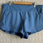 Title Nine  Women’s 2.5” Inseam Athletic Shorts‎ Sz M Blue Photo 0