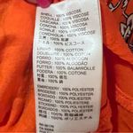 Urban Outfitters  Hanna Orange Floral Babydoll Scalloped Mini Dress Size‎ Small Photo 13