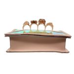 Alexander McQueen Mini Jewelled Crossbody Bag Holographic Pink PVC Leather Photo 7