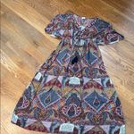 World Market Multicolor Paisley Maxi Dress Blue Size undefined Photo 8